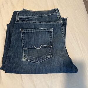 7 For All Mankind Men's Bootcut Jeans - Blue